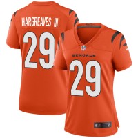 Cincinnati Cincinnati Bengals #29 Vernon Hargreaves III Orange Nike Women's Game Jersey