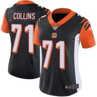 Nike Cincinnati Bengals #71 La'el Collins Black Team Color Women's Stitched NFL Vapor Untouchable Limited Jersey