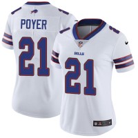 Nike Buffalo Bills #21 Jordan Poyer White Women's Stitched NFL Vapor Untouchable Limited Jersey