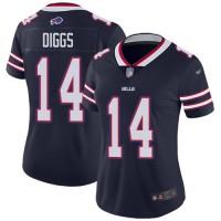 Nike Buffalo Bills #14 Stefon Diggs Navy Women's Stitched NFL Limited Inverted Legend Jersey