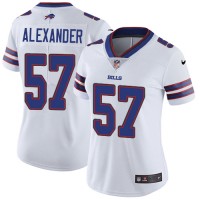 Nike Buffalo Bills #57 Lorenzo Alexander White Women's Stitched NFL Vapor Untouchable Limited Jersey