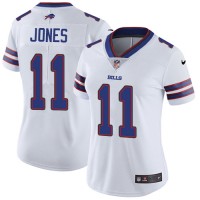 Nike Buffalo Bills #11 Zay Jones White Women's Stitched NFL Vapor Untouchable Limited Jersey