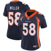 Nike Denver Broncos #58 Von Miller Blue Alternate Women's Stitched NFL Vapor Untouchable Limited Jersey