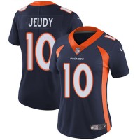Nike Denver Broncos #10 Jerry Jeudy Navy Blue Alternate Women's Stitched NFL Vapor Untouchable Limited Jersey