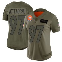Nike Denver Broncos #97 Jeremiah Attaochu Camo Women's Stitched NFL Limited 2019 Salute To Service Jersey