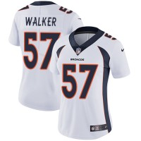 Nike Denver Broncos #57 Demarcus Walker White Women's Stitched NFL Vapor Untouchable Limited Jersey