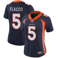 Nike Denver Broncos #5 Joe Flacco Blue Alternate Women's Stitched NFL Vapor Untouchable Limited Jersey