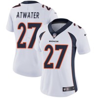 Nike Denver Broncos #27 Steve Atwater White Women's Stitched NFL Vapor Untouchable Limited Jersey