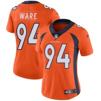Nike Denver Broncos #94 DeMarcus Ware Orange Team Color Women's Stitched NFL Vapor Untouchable Limited Jersey