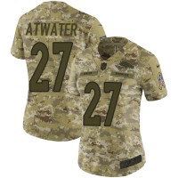 Nike Denver Broncos #27 Steve Atwater Camo Women's Stitched NFL Limited 2018 Salute to Service Jersey