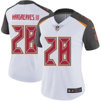 Nike Tampa Bay Buccaneers #28 Vernon Hargreaves III White Women's Stitched NFL Vapor Untouchable Limited Jersey