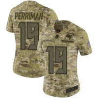 Nike Tampa Bay Buccaneers #19 Breshad Perriman Camo Women's Stitched NFL Limited 2018 Salute to Service Jersey