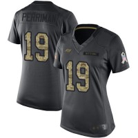 Nike Tampa Bay Buccaneers #19 Breshad Perriman Black Women's Stitched NFL Limited 2016 Salute to Service Jersey