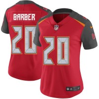 Nike Tampa Bay Buccaneers #20 Ronde Barber Red Team Color Women's Stitched NFL Vapor Untouchable Limited Jersey
