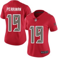 Nike Tampa Bay Buccaneers #19 Breshad Perriman Red Women's Stitched NFL Limited Rush Jersey