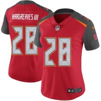 Nike Tampa Bay Buccaneers #28 Vernon Hargreaves III Red Team Color Women's Stitched NFL Vapor Untouchable Limited Jersey