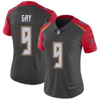 Nike Tampa Bay Buccaneers #9 Matt Gay Gray Women's Stitched NFL Limited Inverted Legend Jersey