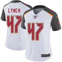 Nike Tampa Bay Buccaneers #47 John Lynch White Women's Stitched NFL Vapor Untouchable Limited Jersey