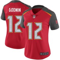 Nike Tampa Bay Buccaneers #12 Chris Godwin Red Team Color Women's Stitched NFL Vapor Untouchable Limited Jersey