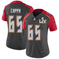 Nike Tampa Bay Buccaneers #65 Alex Cappa Gray Women's Super Bowl LV Bound Stitched NFL Limited Inverted Legend Jersey