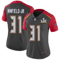 Nike Tampa Bay Buccaneers #31 Antoine Winfield Jr. Gray Women's Super Bowl LV Bound Stitched NFL Limited Inverted Legend Jersey