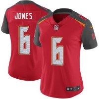 Nike Tampa Bay Buccaneers #6 Julio Jones Red Team Color Women's Stitched NFL Vapor Untouchable Limited Jersey