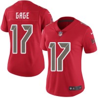 Nike Tampa Bay Buccaneers #17 Russell Gage Red Women's Stitched NFL Limited Rush Jersey