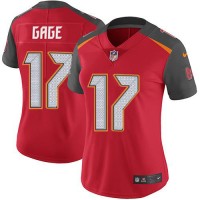 Nike Tampa Bay Buccaneers #17 Russell Gage Red Team Color Women's Stitched NFL Vapor Untouchable Limited Jersey