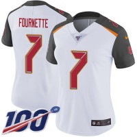 Nike Tampa Bay Buccaneers #7 Leonard Fournette White Women's Stitched NFL 100th Season Vapor Untouchable Limited Jersey