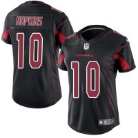 Nike Arizona Cardinals #10 DeAndre Hopkins Black Women's Stitched NFL Limited Rush Jersey