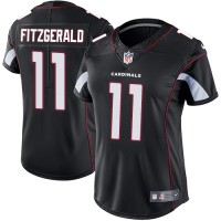 Nike Arizona Cardinals #11 Larry Fitzgerald Black Alternate Women's Stitched NFL Vapor Untouchable Limited Jersey
