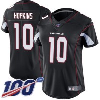 Nike Arizona Cardinals #10 DeAndre Hopkins Black Alternate Women's Stitched NFL 100th Season Vapor Untouchable Limited Jersey