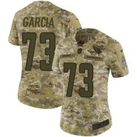 Nike Arizona Cardinals #73 Max Garcia Camo Women's Stitched NFL Limited 2018 Salute To Service Jersey