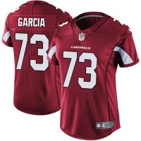 Nike Arizona Cardinals #73 Max Garcia Red Team Color Women's Stitched NFL Vapor Untouchable Limited Jersey
