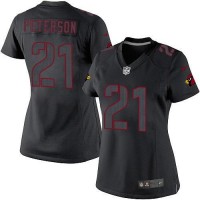 Nike Arizona Cardinals #21 Patrick Peterson Black Impact Women's Stitched NFL Limited Jersey