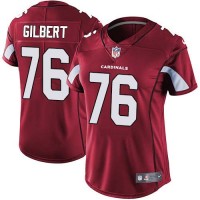 Nike Arizona Cardinals #76 Marcus Gilbert Red Team Color Women's Stitched NFL Vapor Untouchable Limited Jersey