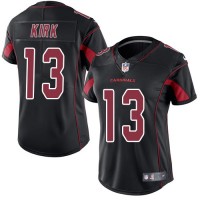 Nike Arizona Cardinals #13 Christian Kirk Black Women's Stitched NFL Limited Rush Jersey