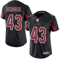 Nike Arizona Cardinals #43 Haason Reddick Black Women's Stitched NFL Limited Rush Jersey