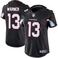 Nike Arizona Cardinals #13 Kurt Warner Black Alternate Women's Stitched NFL Vapor Untouchable Limited Jersey