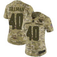 Nike Arizona Cardinals #40 Pat Tillman Camo Women's Stitched NFL Limited 2018 Salute to Service Jersey