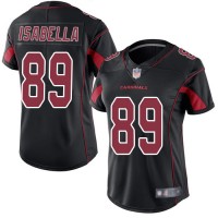 Nike Arizona Cardinals #89 Andy Isabella Black Women's Stitched NFL Limited Rush Jersey
