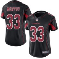 Nike Arizona Cardinals #33 Byron Murphy Black Women's Stitched NFL Limited Rush Jersey