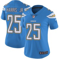 Nike Los Angeles Chargers #25 Chris Harris Jr Electric Blue Alternate Women's Stitched NFL Vapor Untouchable Limited Jersey