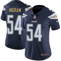 Nike Los Angeles Chargers #54 Melvin Ingram Navy Blue Team Color Women's Stitched NFL Vapor Untouchable Limited Jersey