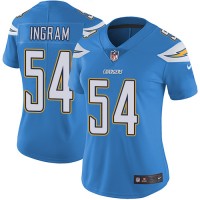 Nike Los Angeles Chargers #54 Melvin Ingram Electric Blue Alternate Women's Stitched NFL Vapor Untouchable Limited Jersey