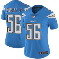 Nike Los Angeles Chargers #56 Kenneth Murray Jr Electric Blue Alternate Women's Stitched NFL Vapor Untouchable Limited Jersey