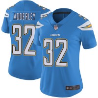 Nike Los Angeles Chargers #32 Nasir Adderley Electric Blue Alternate Women's Stitched NFL Vapor Untouchable Limited Jersey