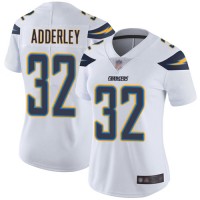 Nike Los Angeles Chargers #32 Nasir Adderley White Women's Stitched NFL Vapor Untouchable Limited Jersey