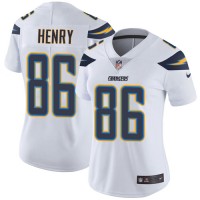 Nike Los Angeles Chargers #86 Hunter Henry White Women's Stitched NFL Vapor Untouchable Limited Jersey