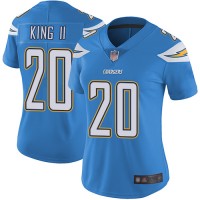 Nike Los Angeles Chargers #20 Desmond King II Electric Blue Alternate Women's Stitched NFL Vapor Untouchable Limited Jersey